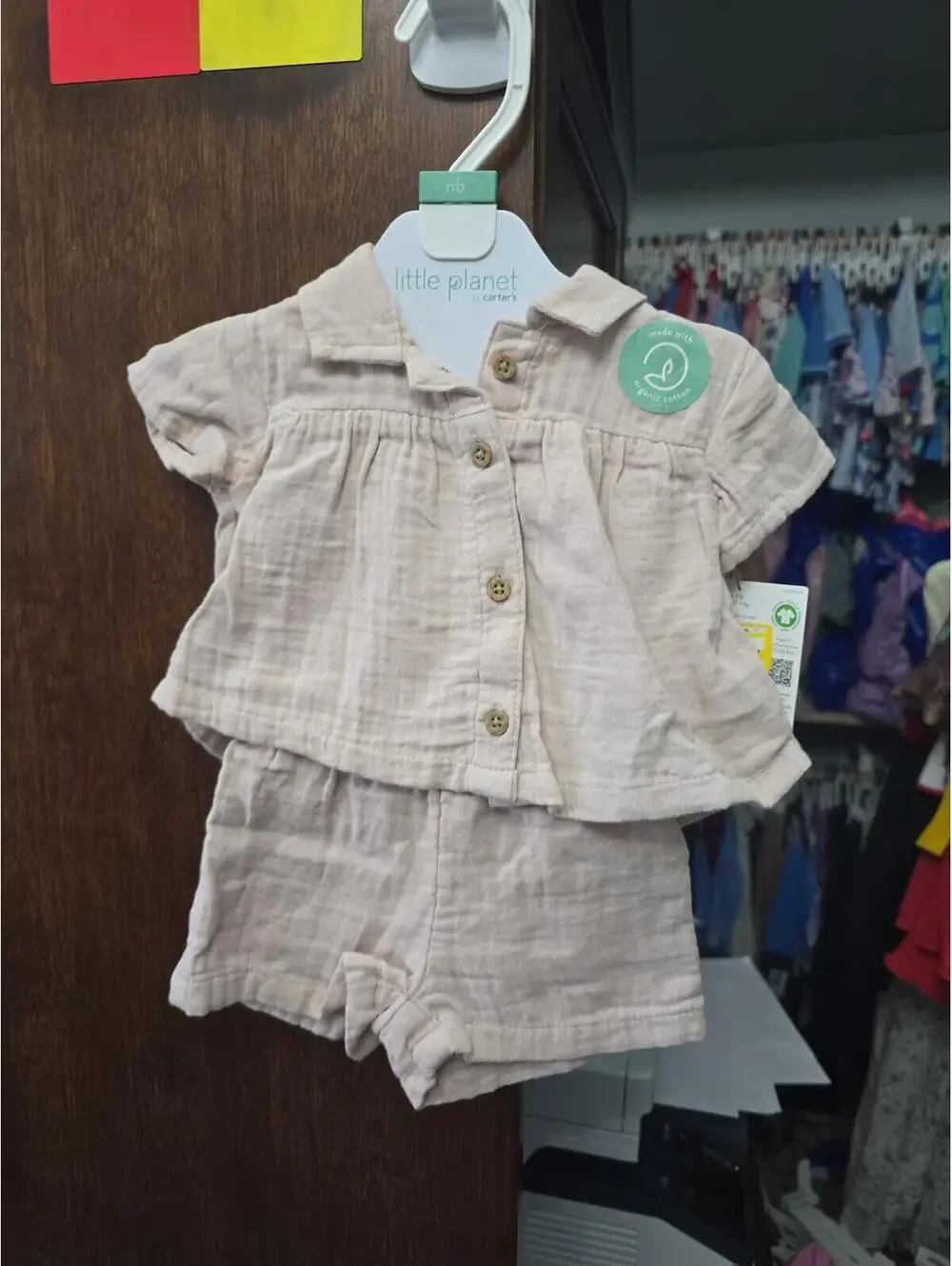 Newborn brand new shorts, outfit set a little planet by carter's item.1329